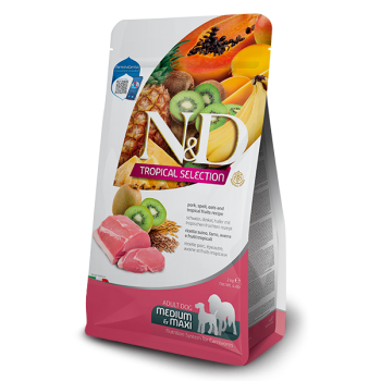 Farmina N&D Tropical Canine Pork & Tropical Fruits Adult Med/Maxi 10kg